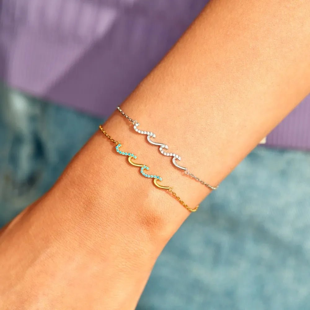 Tidecurve Bracelet - Ivory Embers