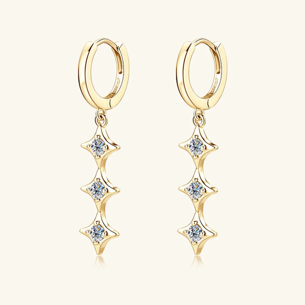Lumen Arc Earrings - Ivory Embers