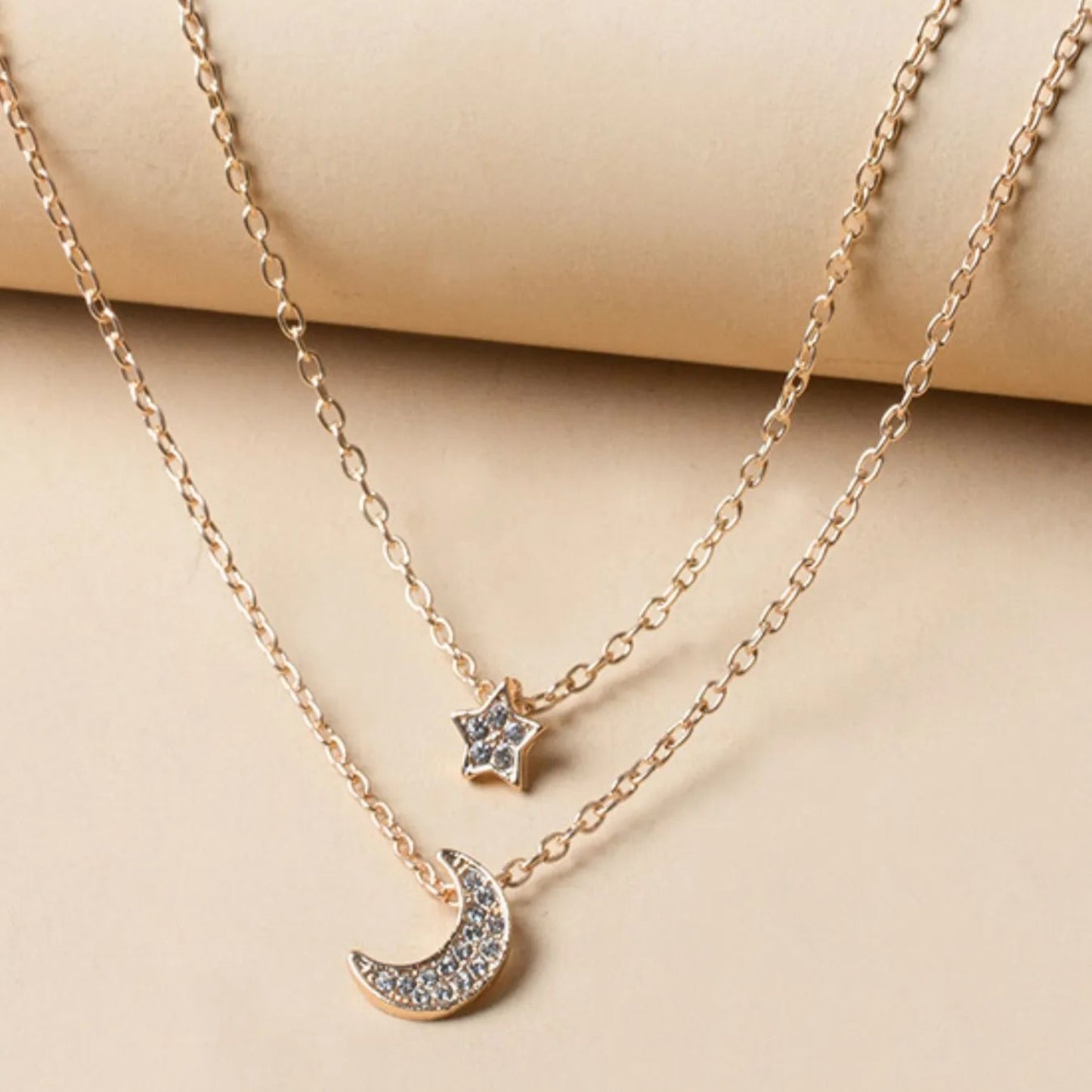 Celestia Drift Necklace - Ivory Embers
