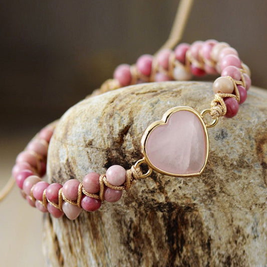 SoulStone Rose Bracelet - Ivory Embers