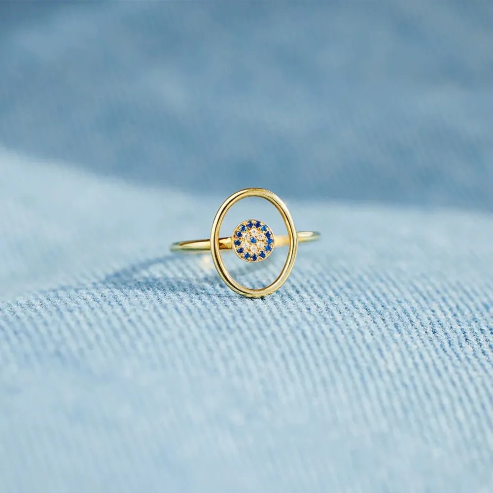 Celestia Eye Ring - Ivory Embers