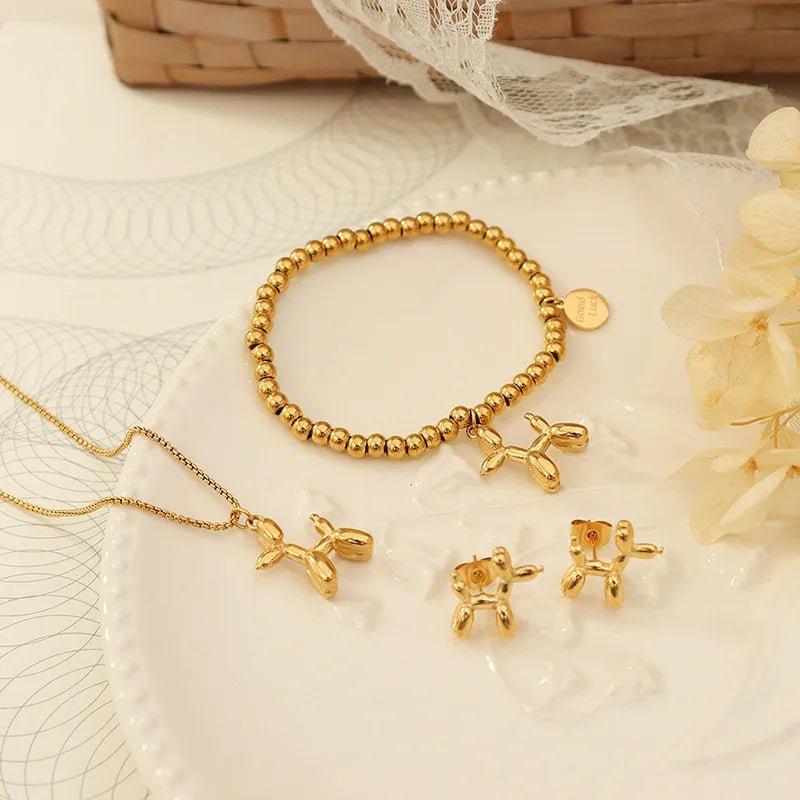 LumiPup Charm Pendant - Ivory Embers