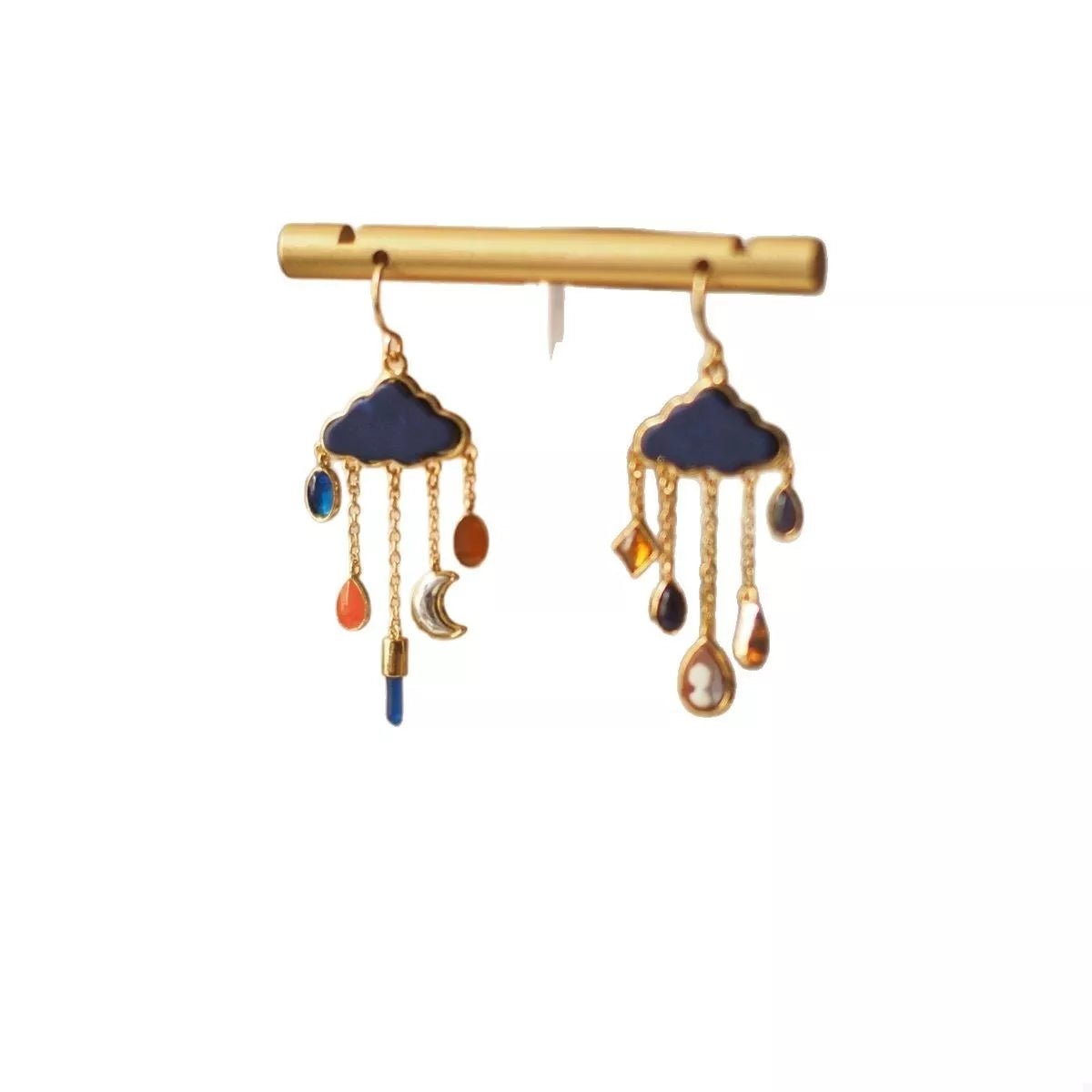 Reverie Drop Earrings - Ivory Embers