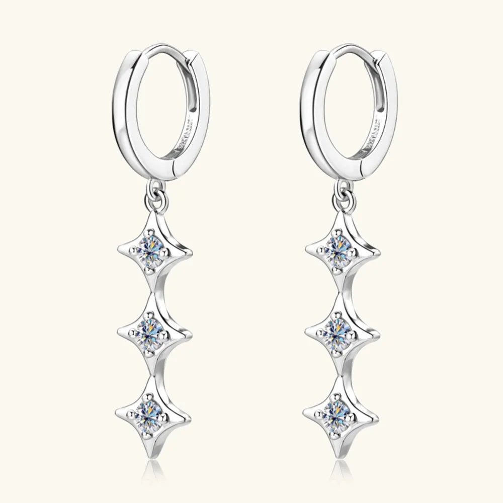 Lumen Arc Earrings - Ivory Embers