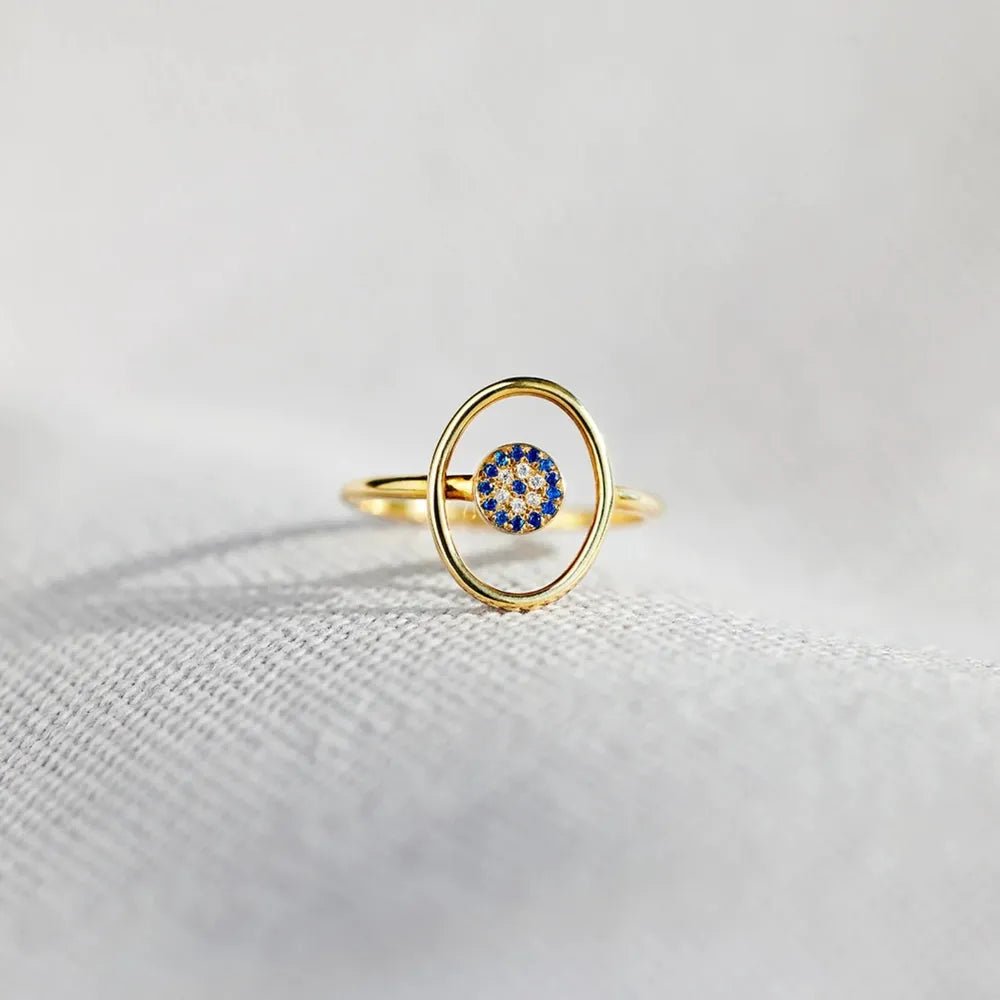 Celestia Eye Ring - Ivory Embers