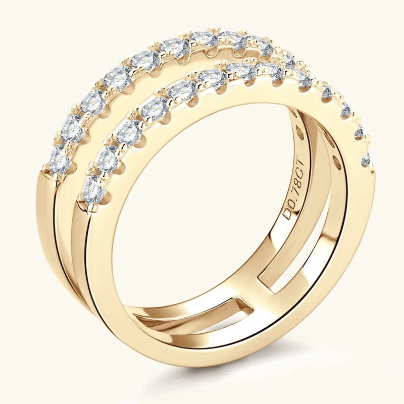 Halo Flame Rings - Ivory Embers