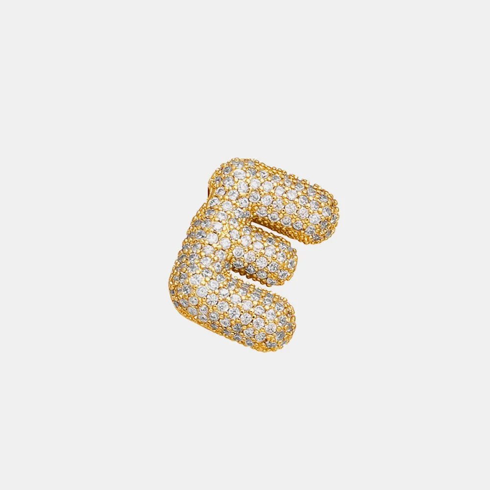 EmberLuxe "Glimmer" Bubble Letter Pendant (A - K) - Ivory Embers