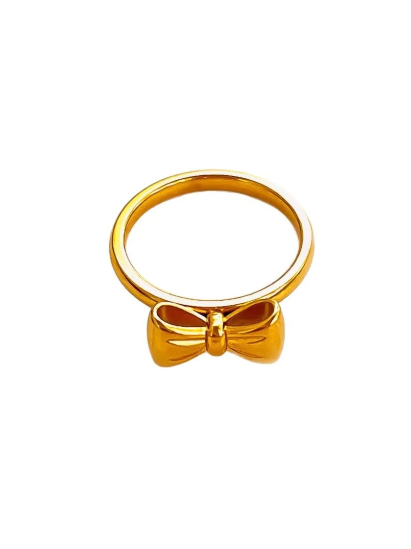 GoldenBow Ring - Ivory Embers