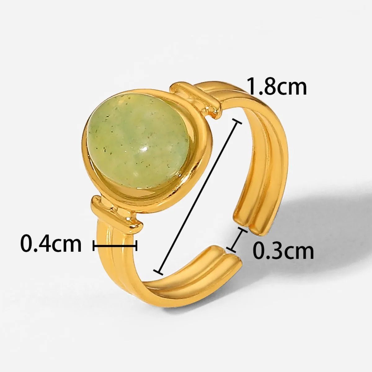 EmberStone Vintage Ring - Ivory Embers