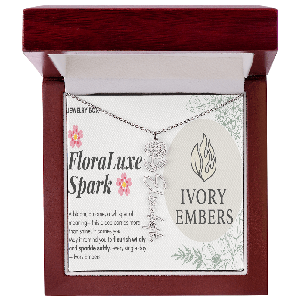 FloraLuxe Spark - Ivory Embers