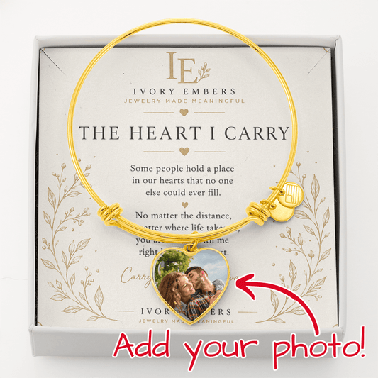 The Heart I Carry Bracelet - Ivory Embers
