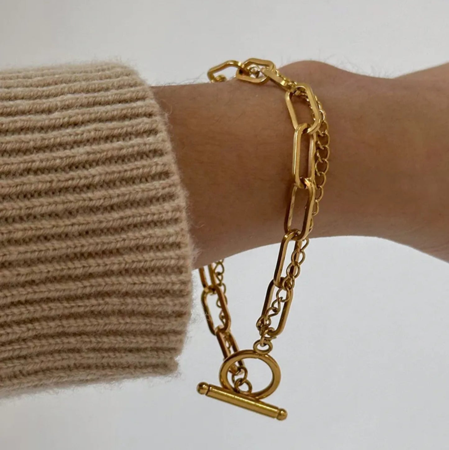LumenLink Bracelet - Ivory Embers