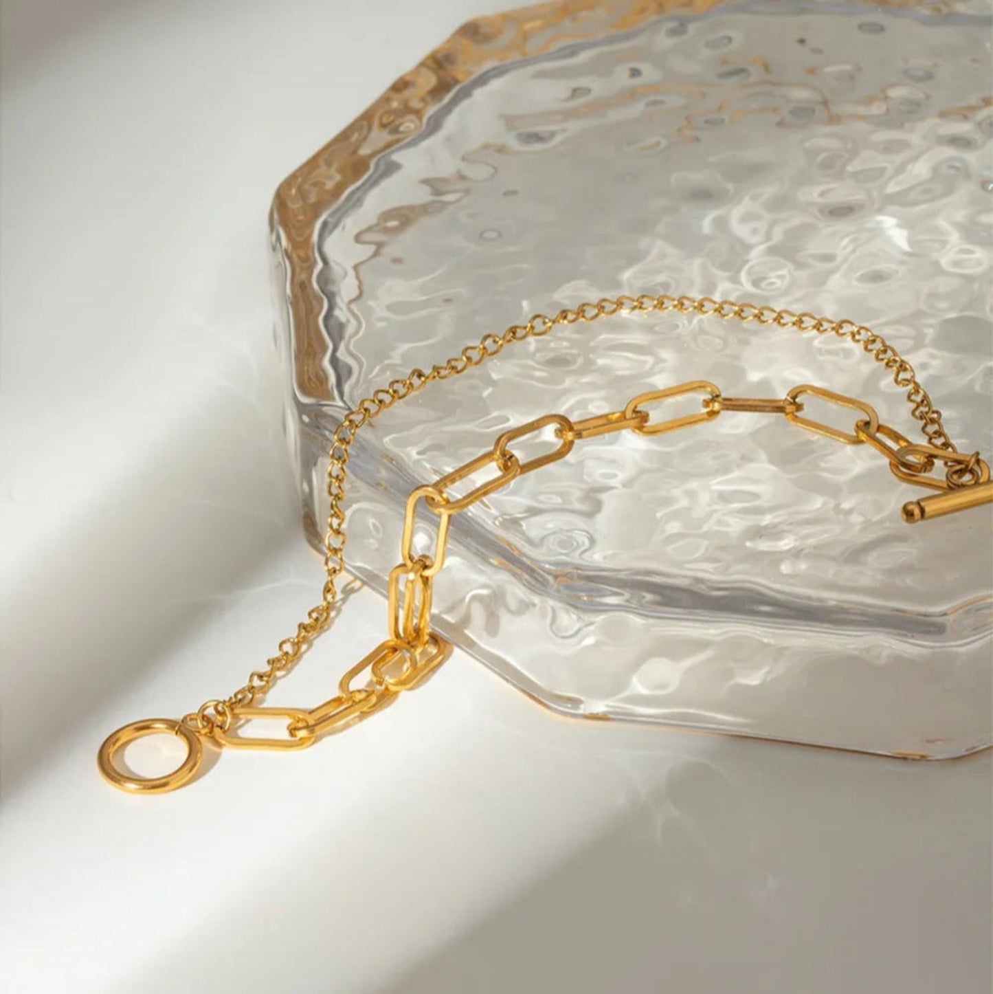 LumenLink Bracelet - Ivory Embers