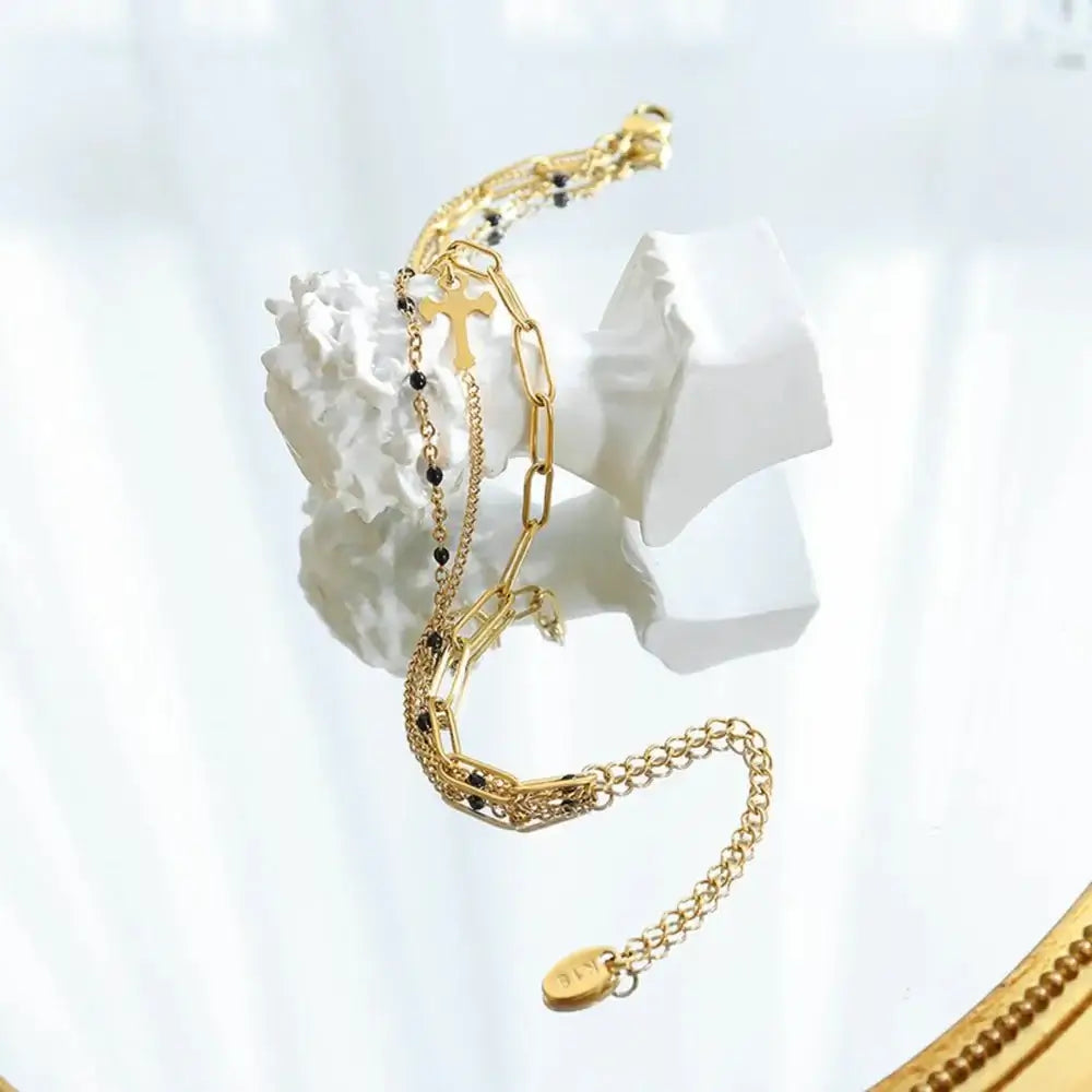 Layerlight Chain Bracelet - Ivory Embers