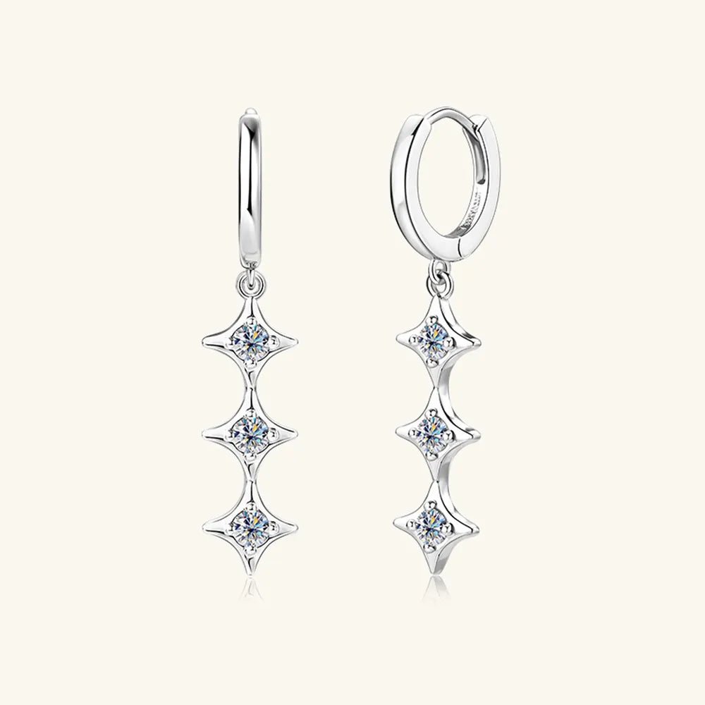 Lumen Arc Earrings - Ivory Embers