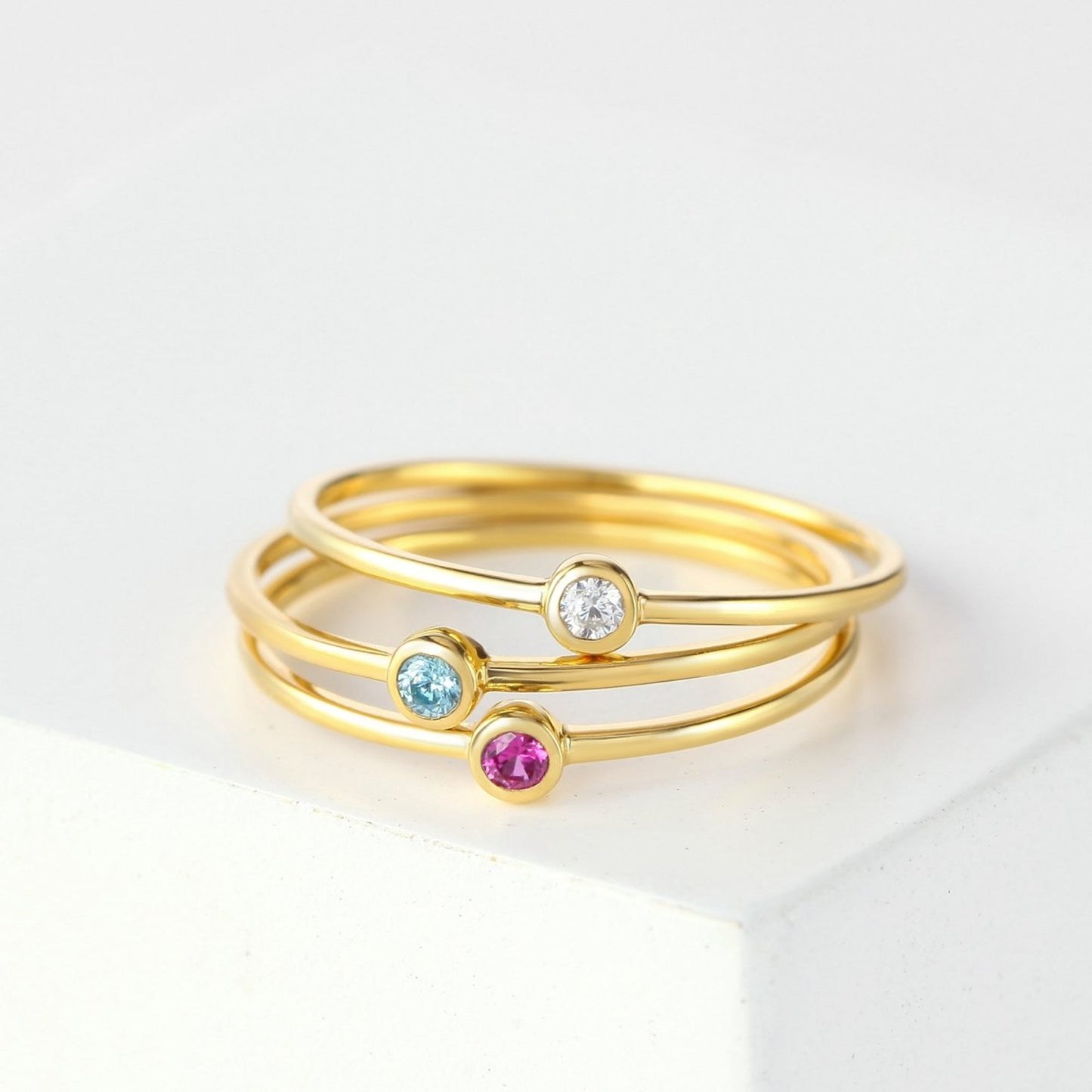 EmberTrue Birthstone Bands - Ivory Embers