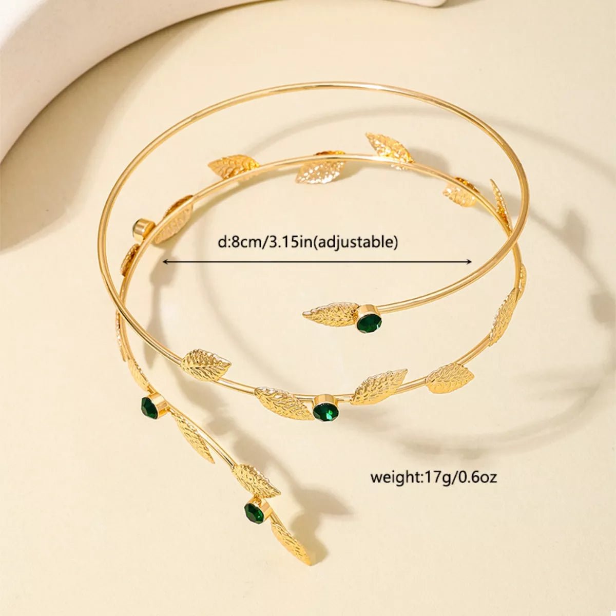 GlimmerLeaf Bracelet - Ivory Embers