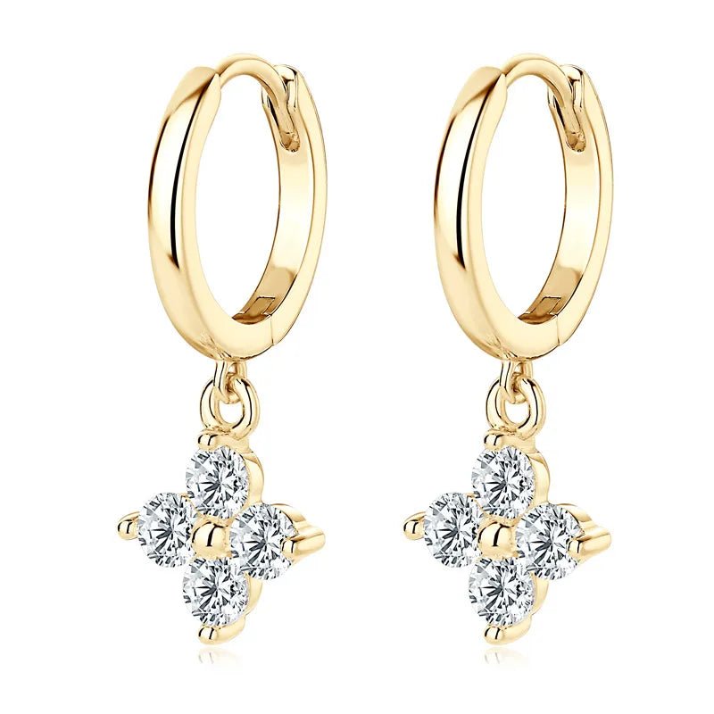 LustraDrop Earrings - Ivory Embers