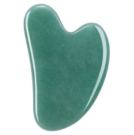 The Whisper Curve: Jade Gua Sha Tool - Ivory Embers