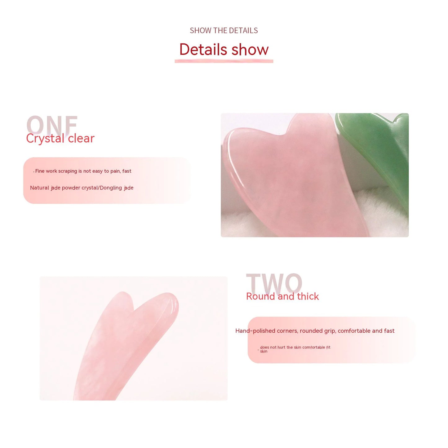 The Whisper Curve: Jade Gua Sha Tool - Ivory Embers