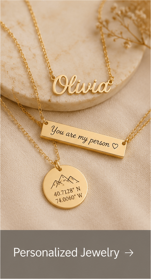 Personalized Jewelry - Ivory Embers