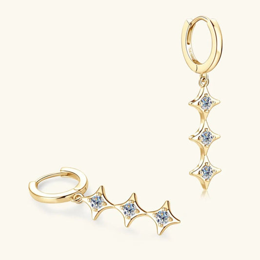 Lumen Arc Earrings - Ivory Embers