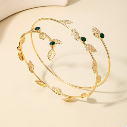 GlimmerLeaf Bracelet - Ivory Embers