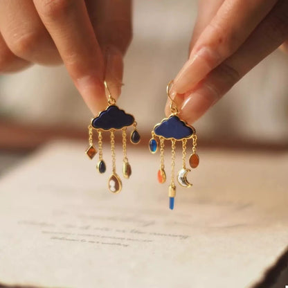 Reverie Drop Earrings - Ivory Embers