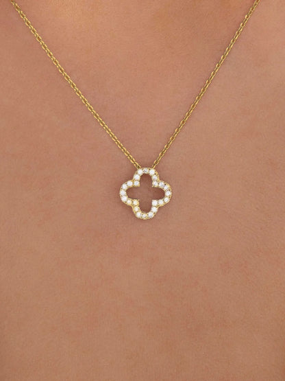 LuckyBloom Necklace - Ivory Embers