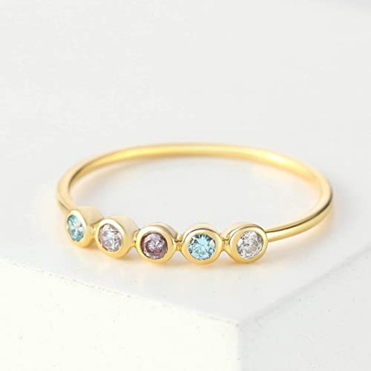 EmberTrue Birthstone Bands - Ivory Embers