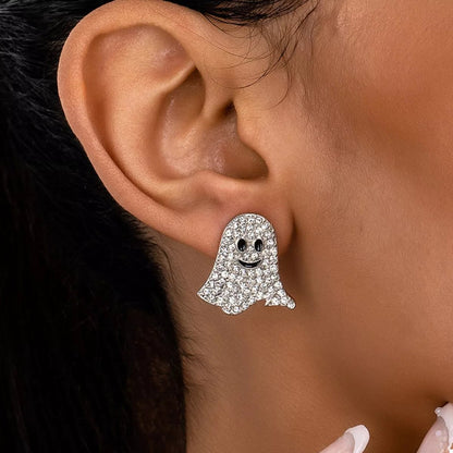 Ethereal Spirit Stud Earrings - Ivory Embers