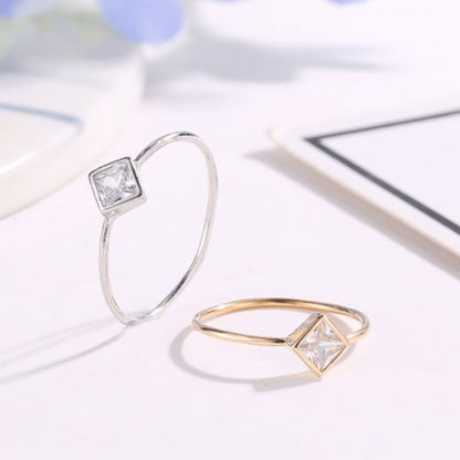 Trinity Stack Ring Set - Ivory Embers