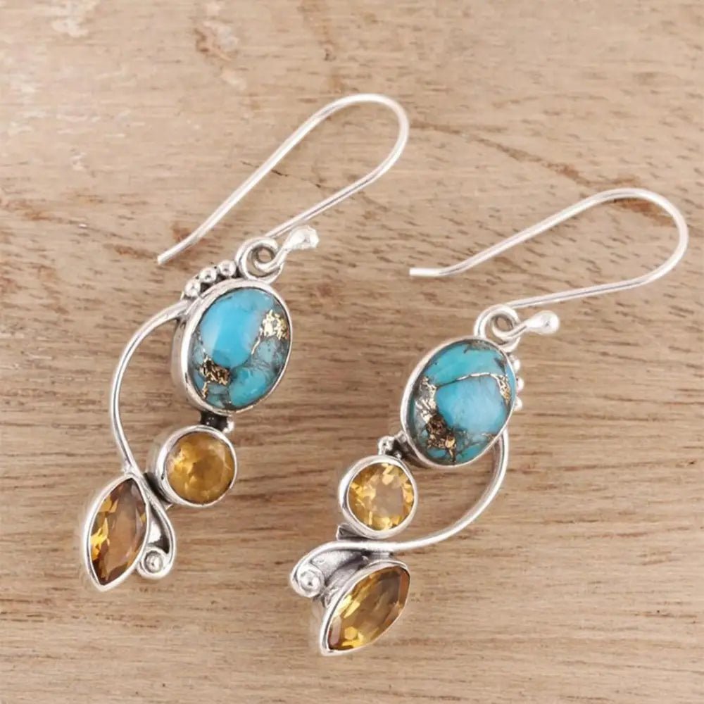 Ember Arc Earrings - Ivory Embers