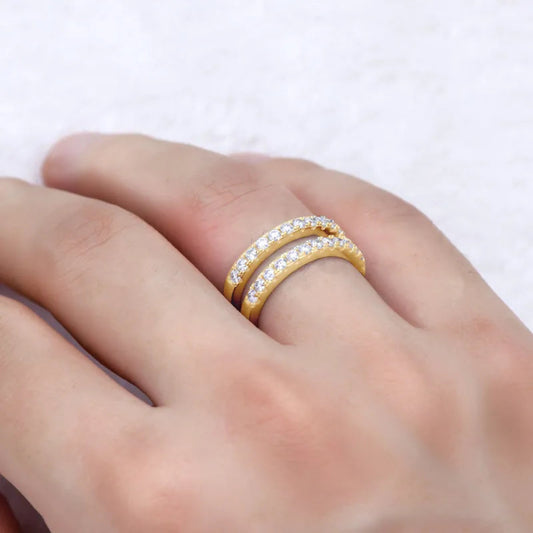 Halo Flame Rings - Ivory Embers