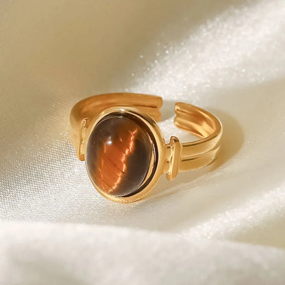 EmberStone Vintage Ring - Ivory Embers