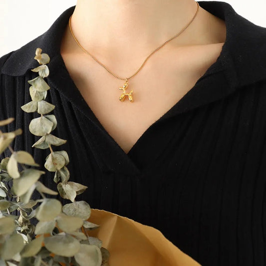 LumiPup Charm Pendant - Ivory Embers