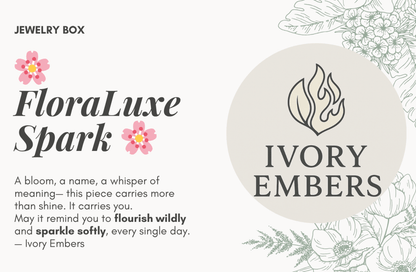 FloraLuxe Spark - Ivory Embers