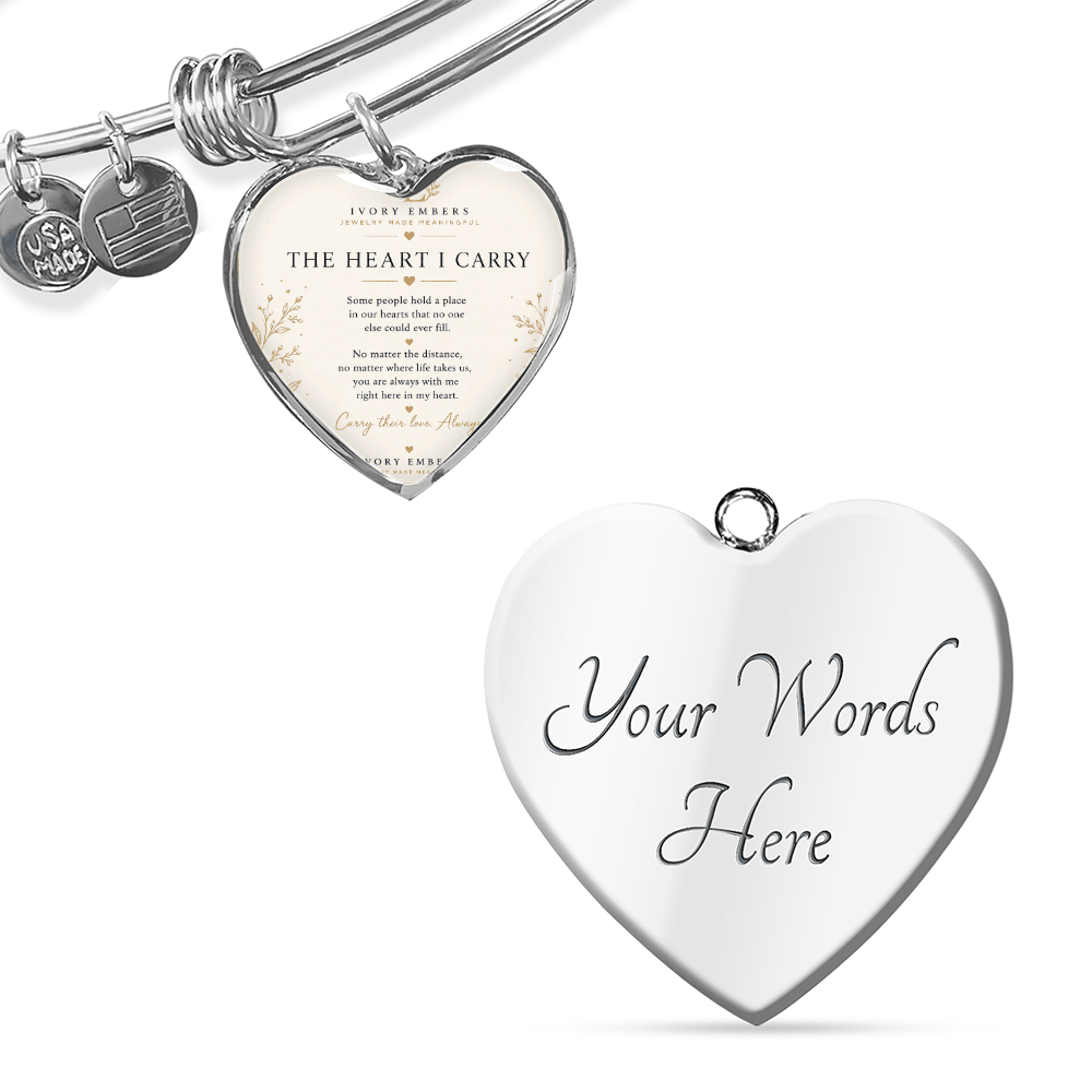 The Heart I Carry Bracelet - Ivory Embers