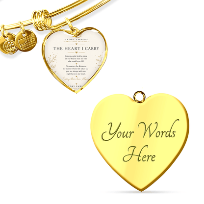 The Heart I Carry Bracelet - Ivory Embers
