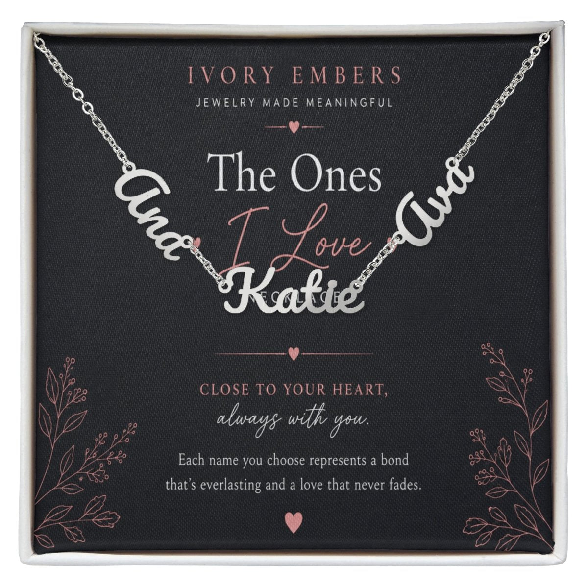 The Ones I Love Necklace - Ivory Embers