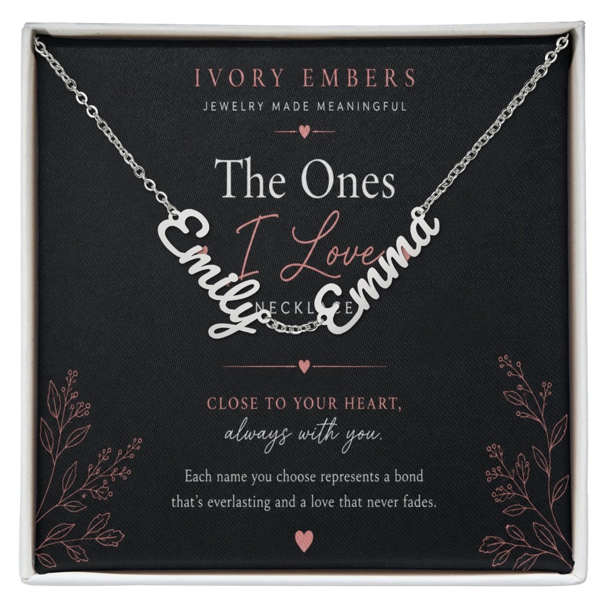 The Ones I Love Necklace - Ivory Embers