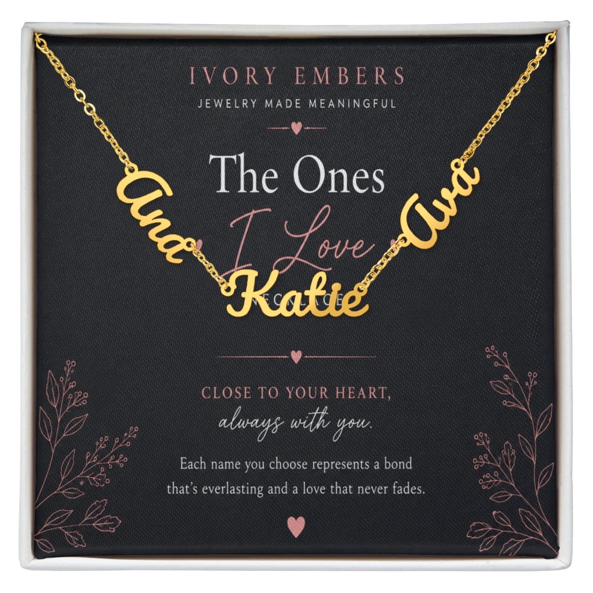 The Ones I Love Necklace - Ivory Embers