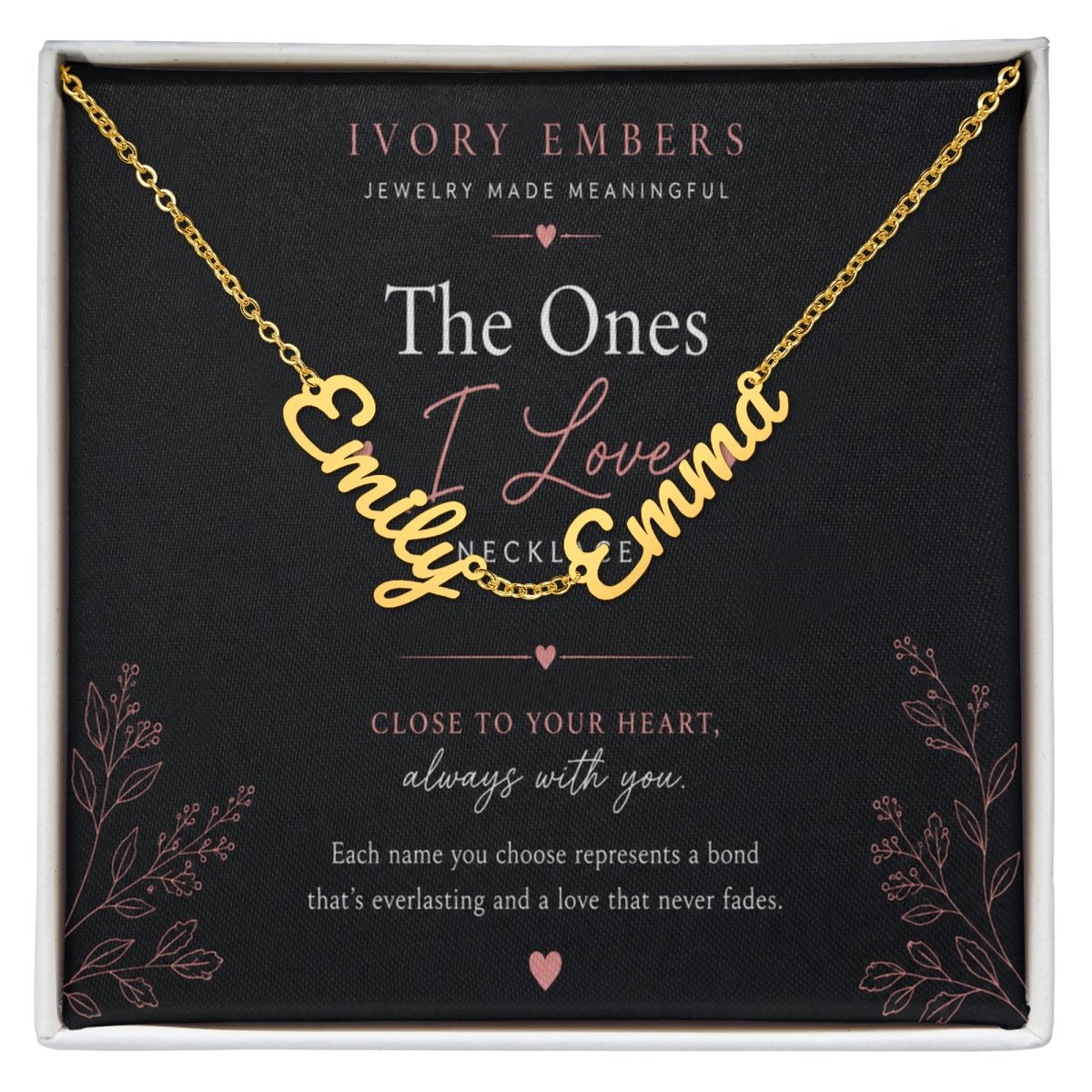 The Ones I Love Necklace - Ivory Embers