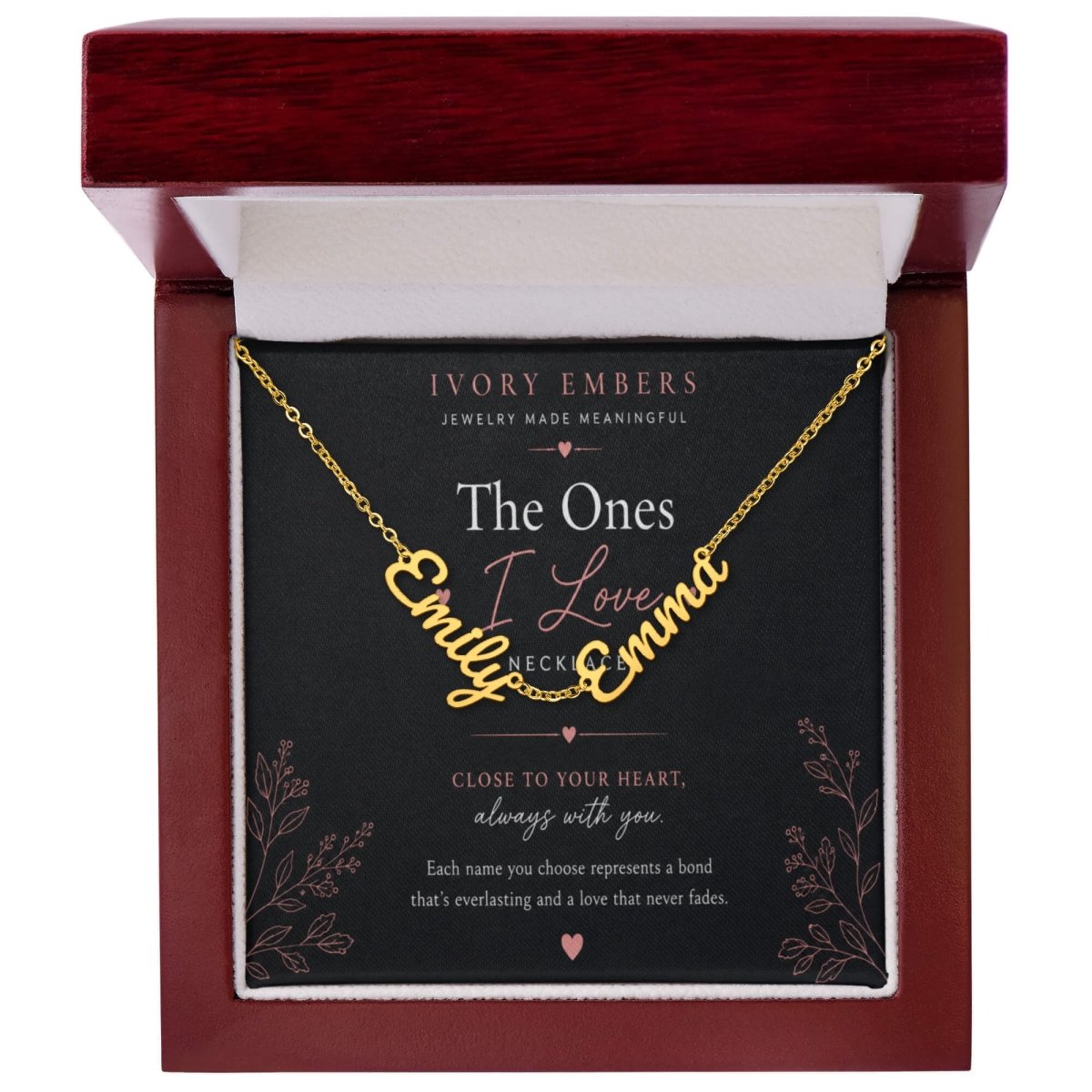 The Ones I Love Necklace - Ivory Embers