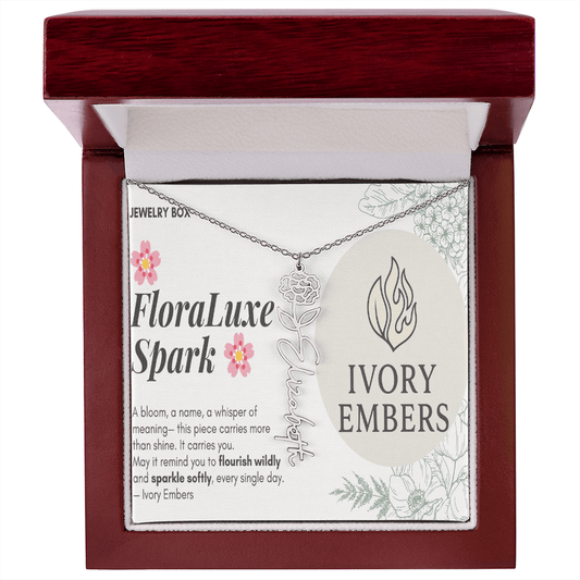 FloraLuxe Spark - Ivory Embers