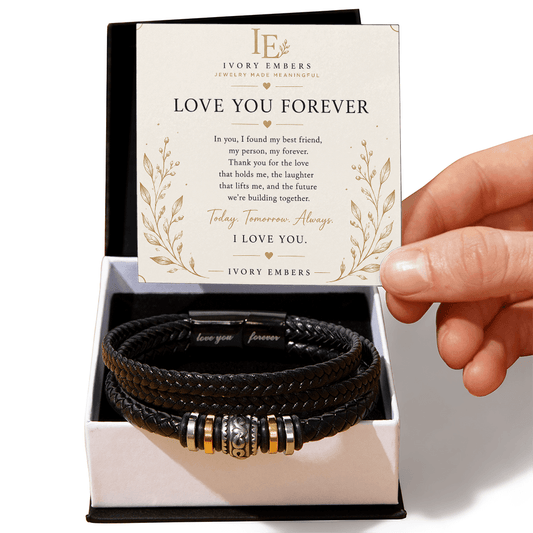 Love You Forever Bracelet - Ivory Embers