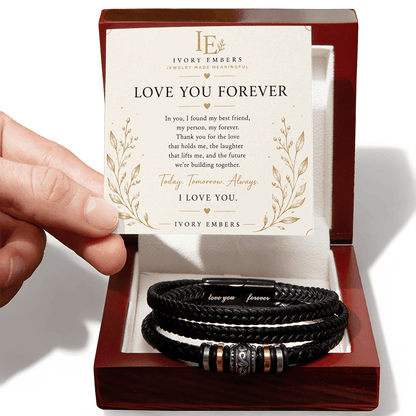 Love You Forever Bracelet - Ivory Embers