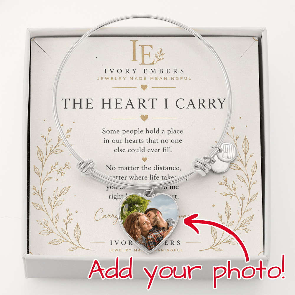 The Heart I Carry Bracelet - Ivory Embers