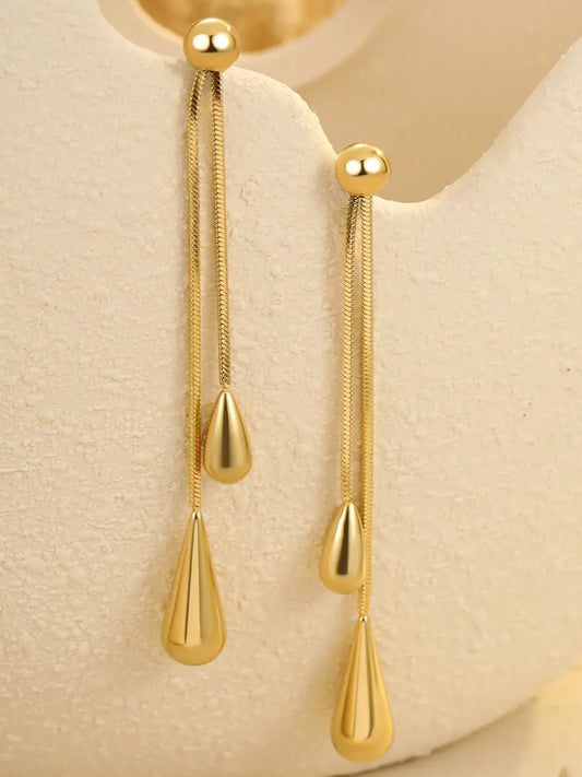 Glowline Earrings - Ivory Embers