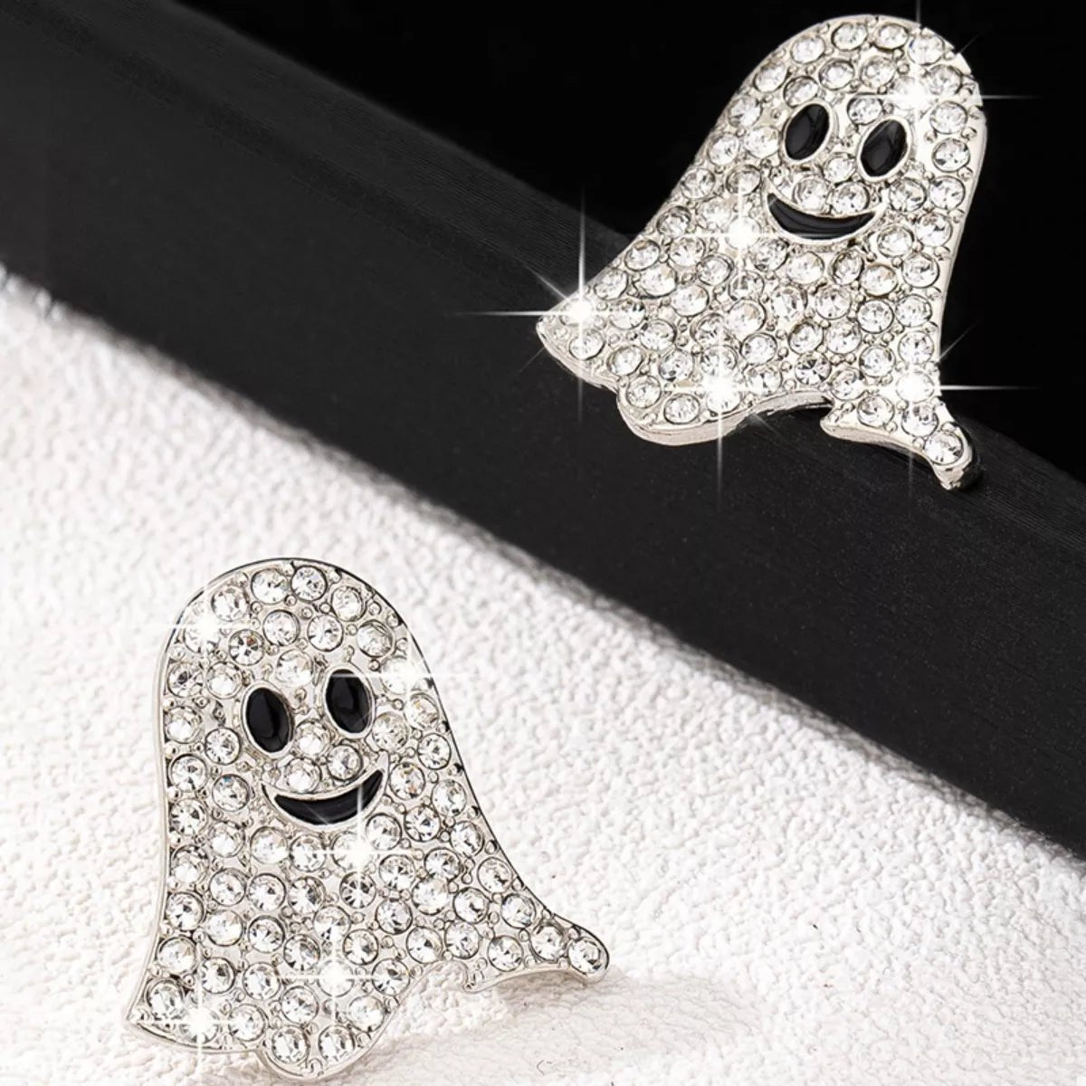 Ethereal Spirit Stud Earrings - Ivory Embers